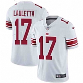 Nike Men & Women & Youth Giants 17 Kyle Lauletta White NFL Vapor Untouchable Limited Jersey,baseball caps,new era cap wholesale,wholesale hats